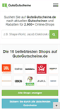 Mobile Screenshot of gutegutscheine.de